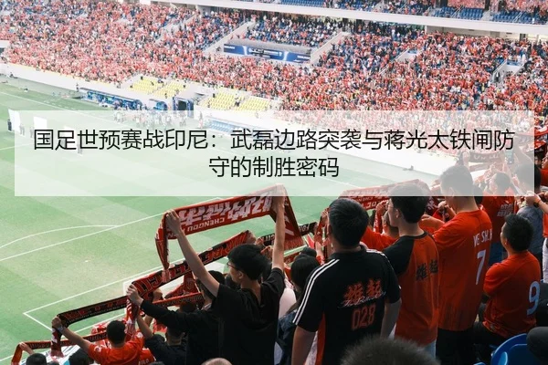 国足世预赛战印尼：武磊边路突袭与蒋光太铁闸防守的制胜密码